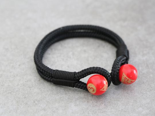 Bracelet - Noir - Noir - Rouge - Rouge