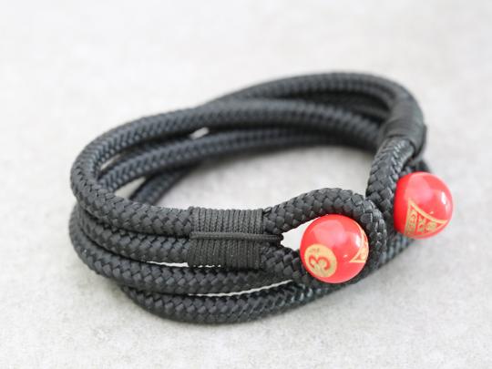 Bracelet - Noir - Noir - Rouge - Rouge